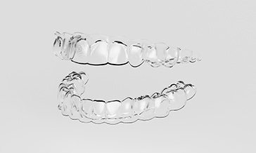 Set of clear aligners